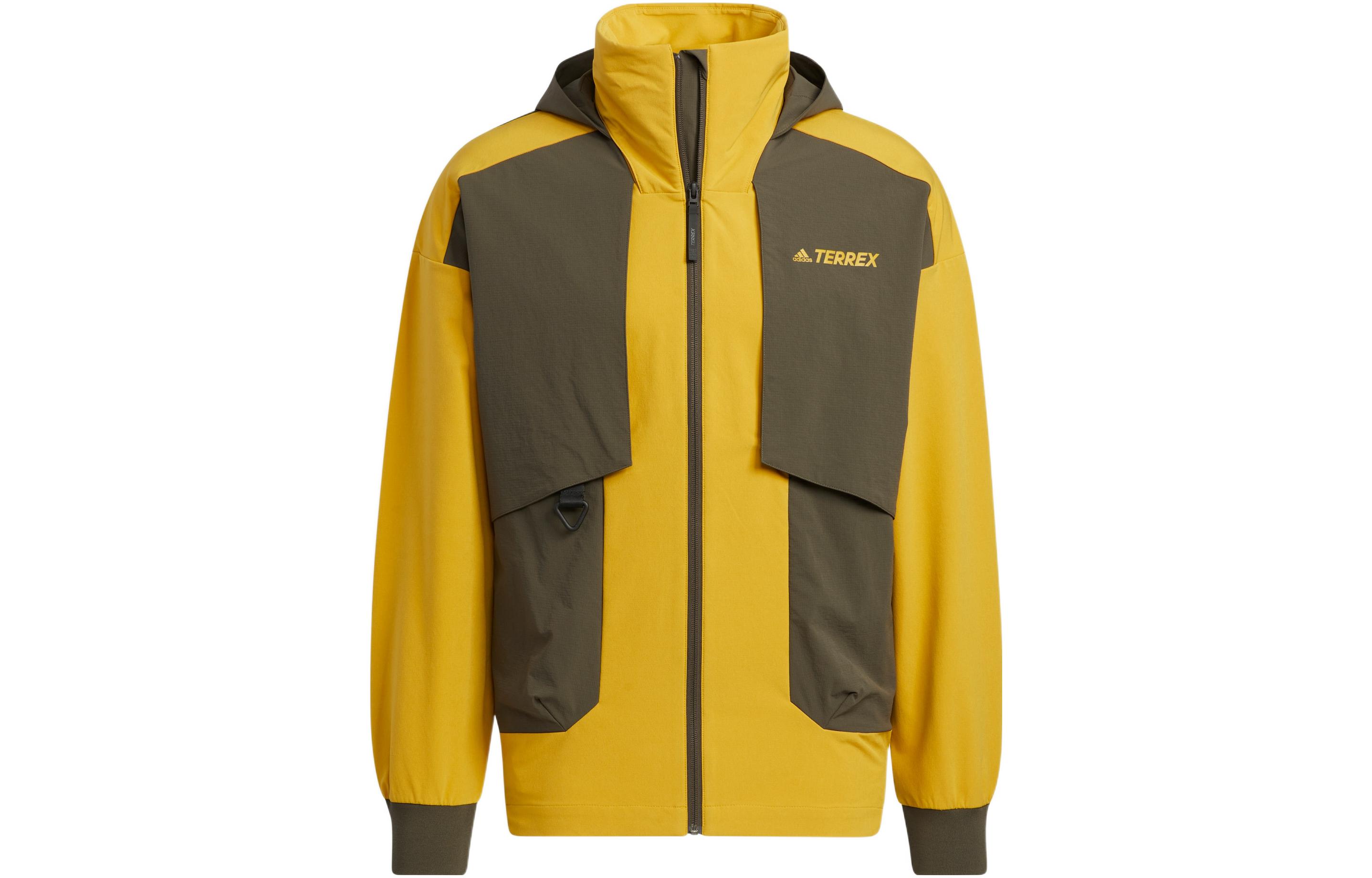 adidas Terrex Voyage Trans Retro Outdoor Zip Jacket Yellow Unisex HN2028