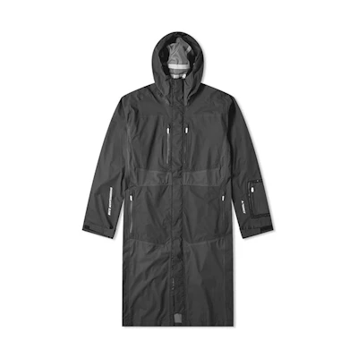 adidas Terrex WM 3L Long Hooded Jacket Black Casual Sportswear DU0810