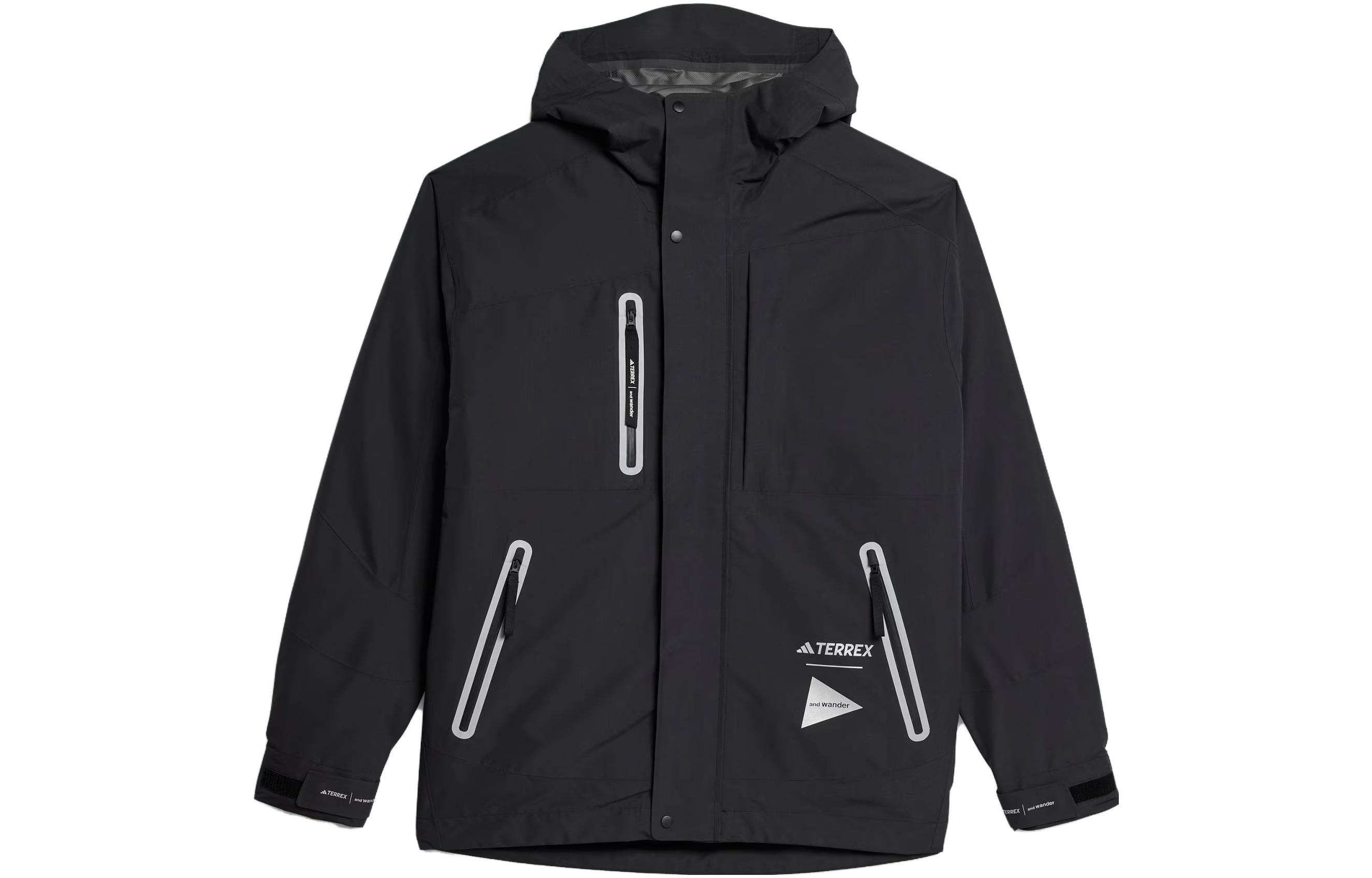 adidas TERREX and wander FW23 3-in-1 Waterproof Down Jacket - Black IJ5895