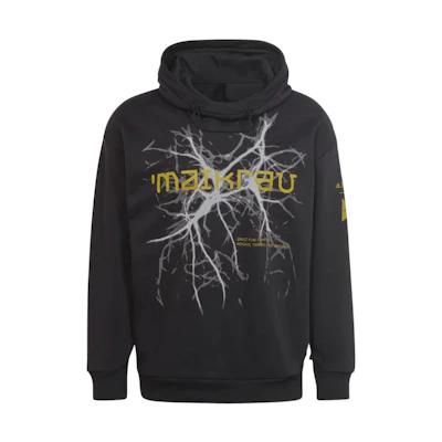 adidas TERREX and wander Reflective Print Hoodie Black Unisex Outdoor Apparel HN6938