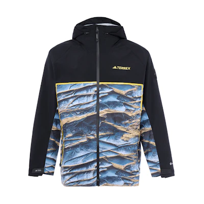 adidas Terrex National Geographic Hooded Softshell Jacket Black Waterproof IC1979