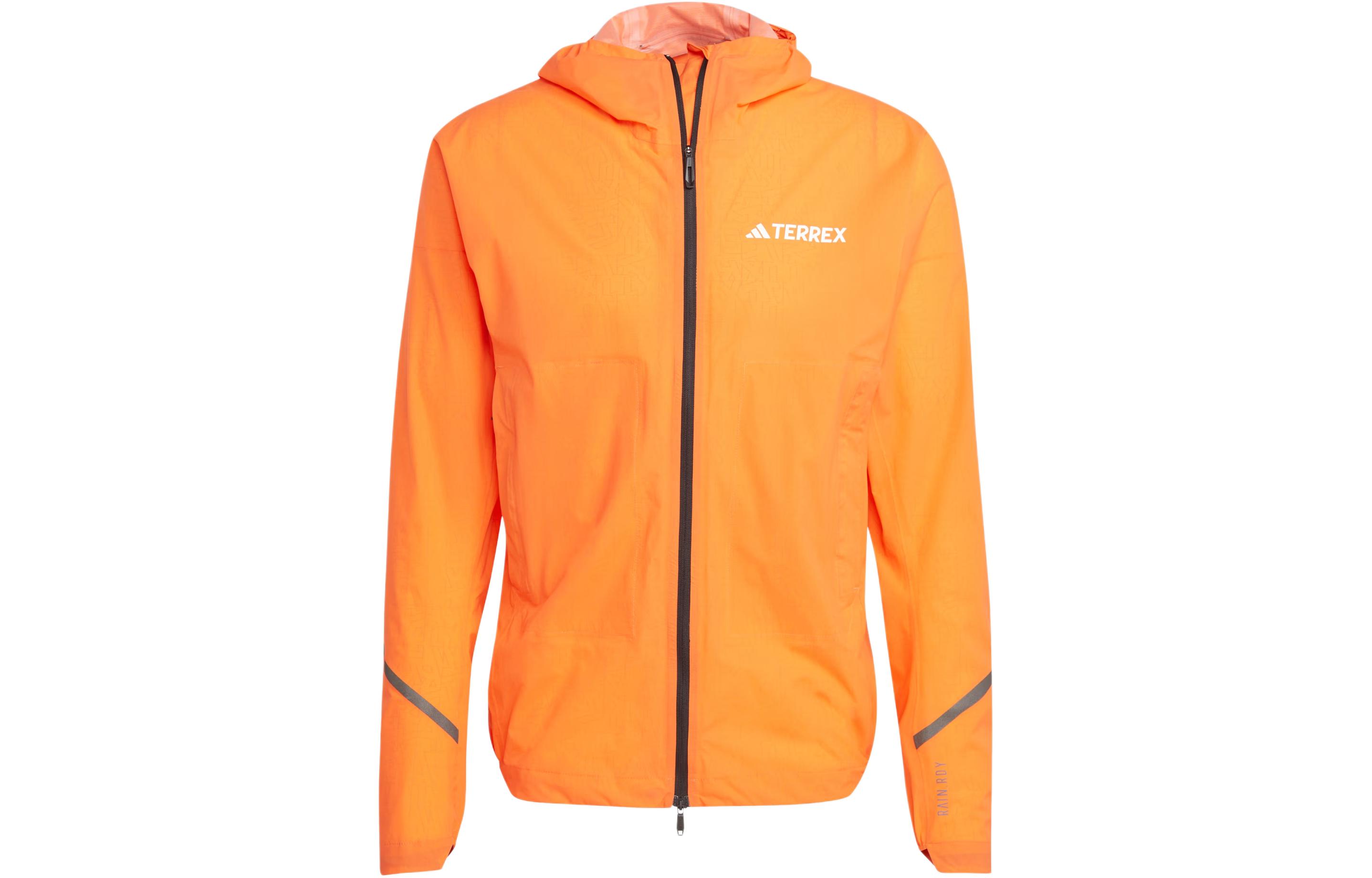 adidas Terrex Xperior 25L Light RainRdy Hooded Jacket Orange IP1420