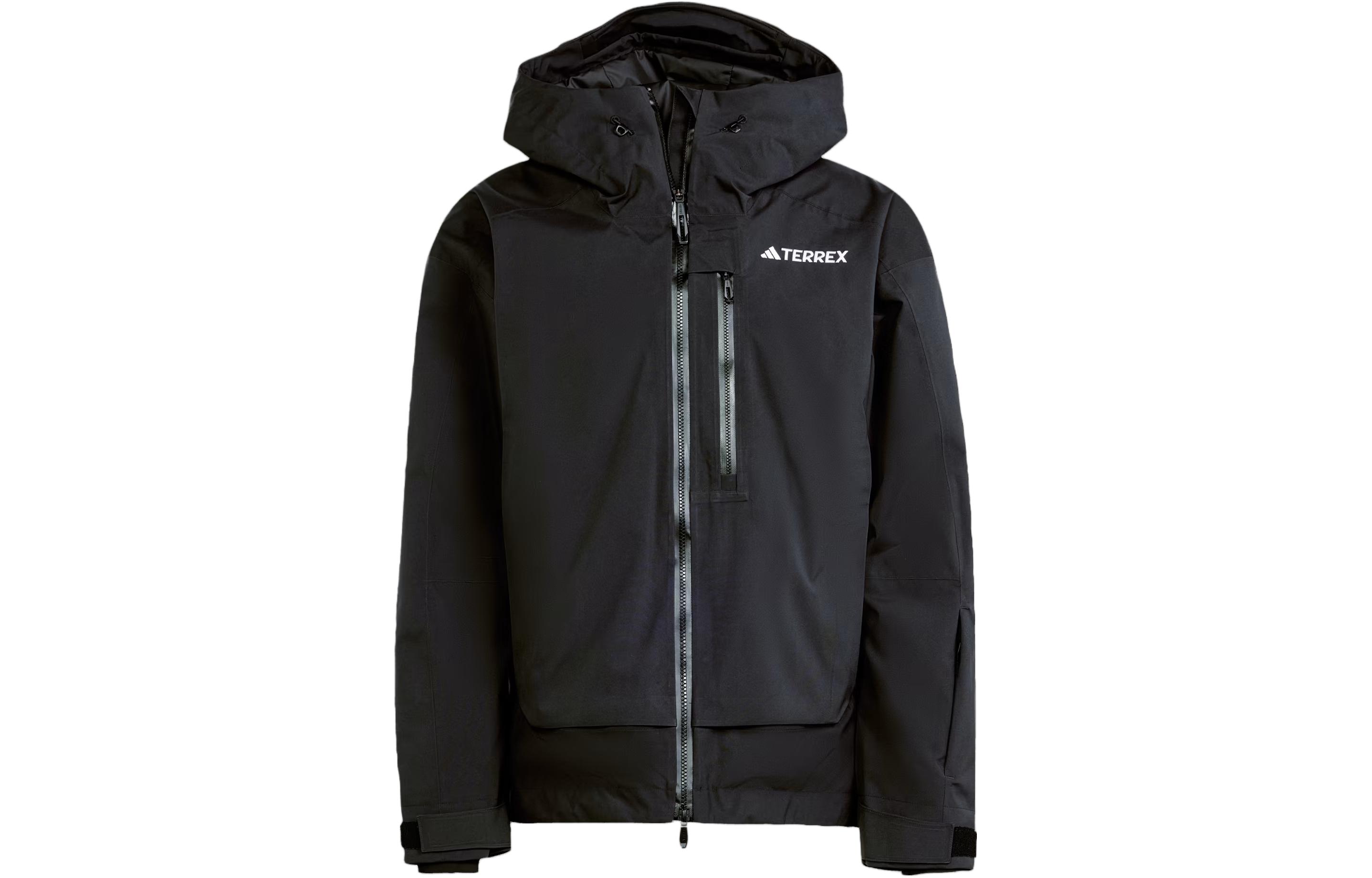 adidas Terrex Xperior 2L Insulated RainRdy Jacket Black Hooded Outerwear IB4222