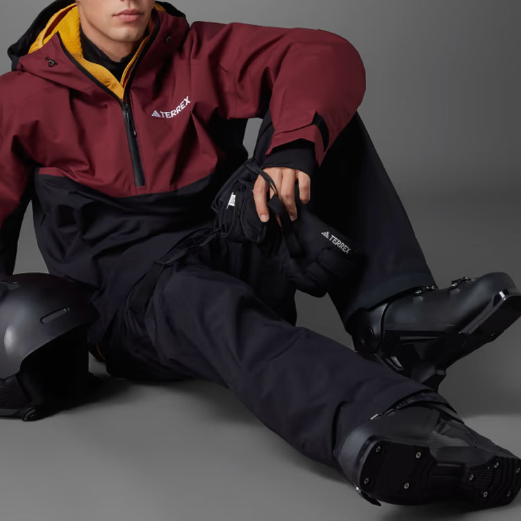 Details for 아디다스 테렉스 엑스페리어 2L 비보온 트랙 팬츠 블랙 루즈핏 로고. IB1191