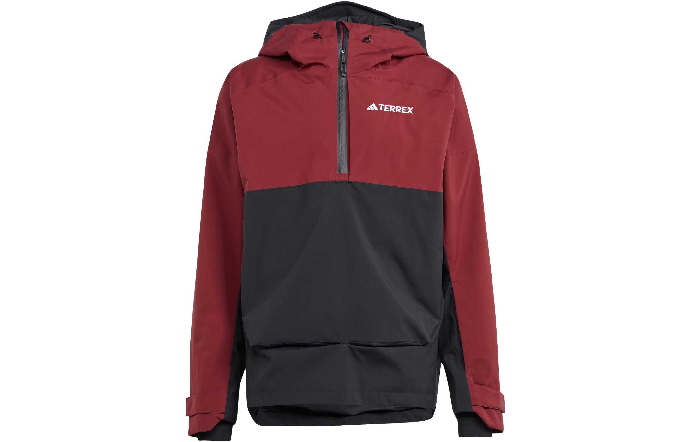 adidas Terrex Xperior 2L RainRDY Anorak Shadow Red Waterproof Jacket IB4216