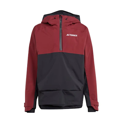 adidas Terrex Xperior 2L RainRDY Anorak Shadow Red Waterproof Jacket IB4216