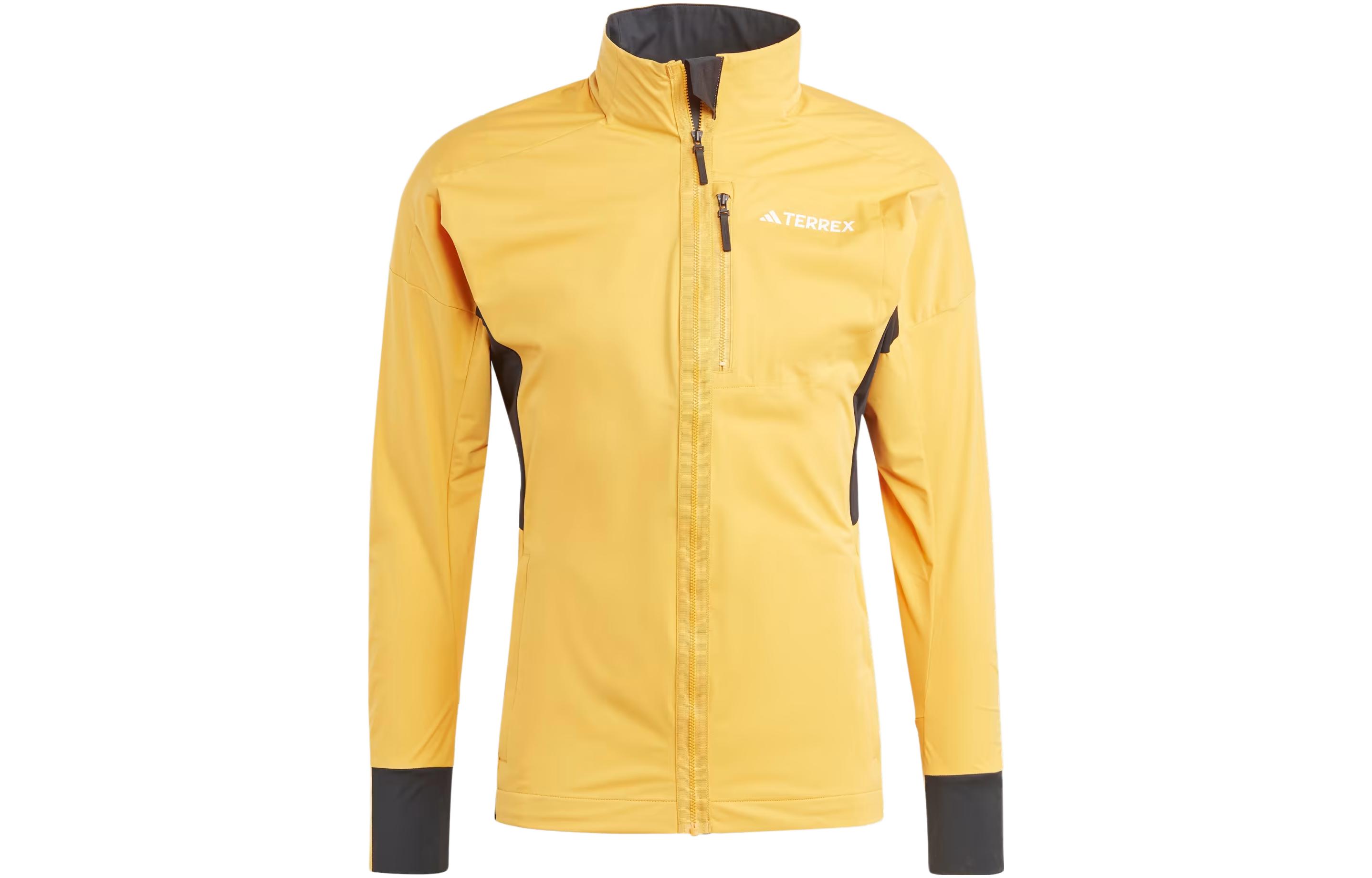 adidas Terrex Xperior Cross-Country Ski Soft Shell Jacket Yellow HZ4414