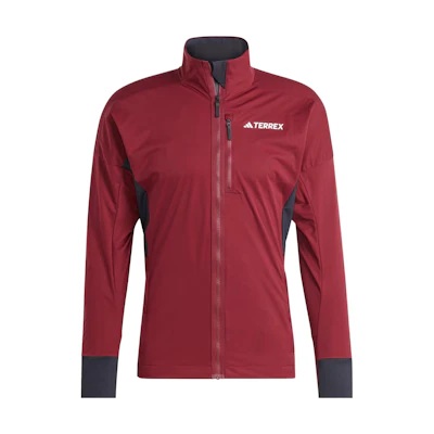 adidas Terrex Xperior Cross-Country Ski Soft Shell Jacket Red HZ4415