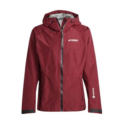 adidas Terrex Xperior GTX Paclite Rain Jacket Shadow Red Hoodie IB4259