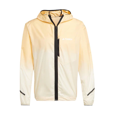 adidas Terrex Xperior Light Windweave Logo Gradient Breathable Jacket Yellow Men IK5682
