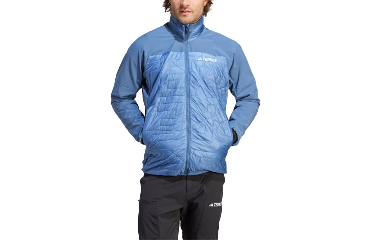 adidas Terrex Xperior Varilite Hybrid Primaloft Jacket Blue Long Sleeve IB4195