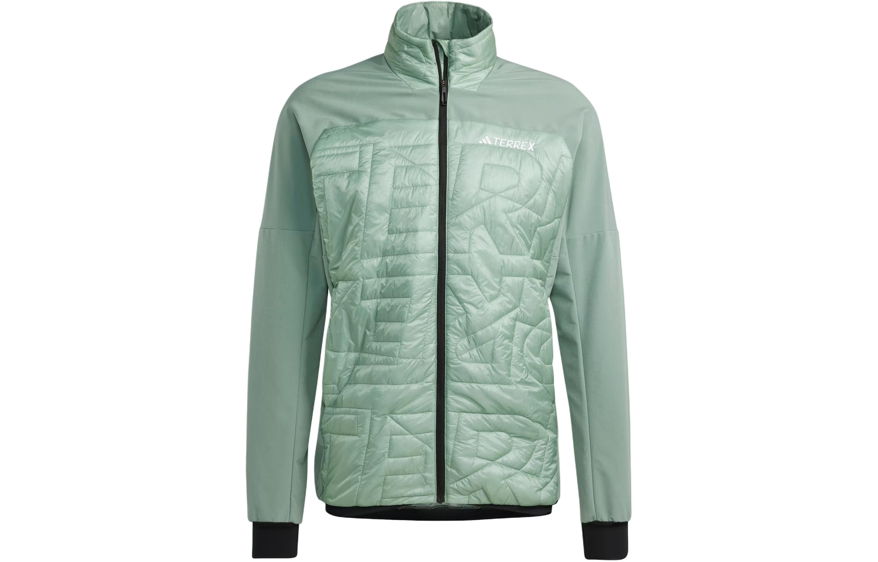 adidas Terrex Xperior Varilite Hybrid Primaloft Jacket Silver Green IP1475