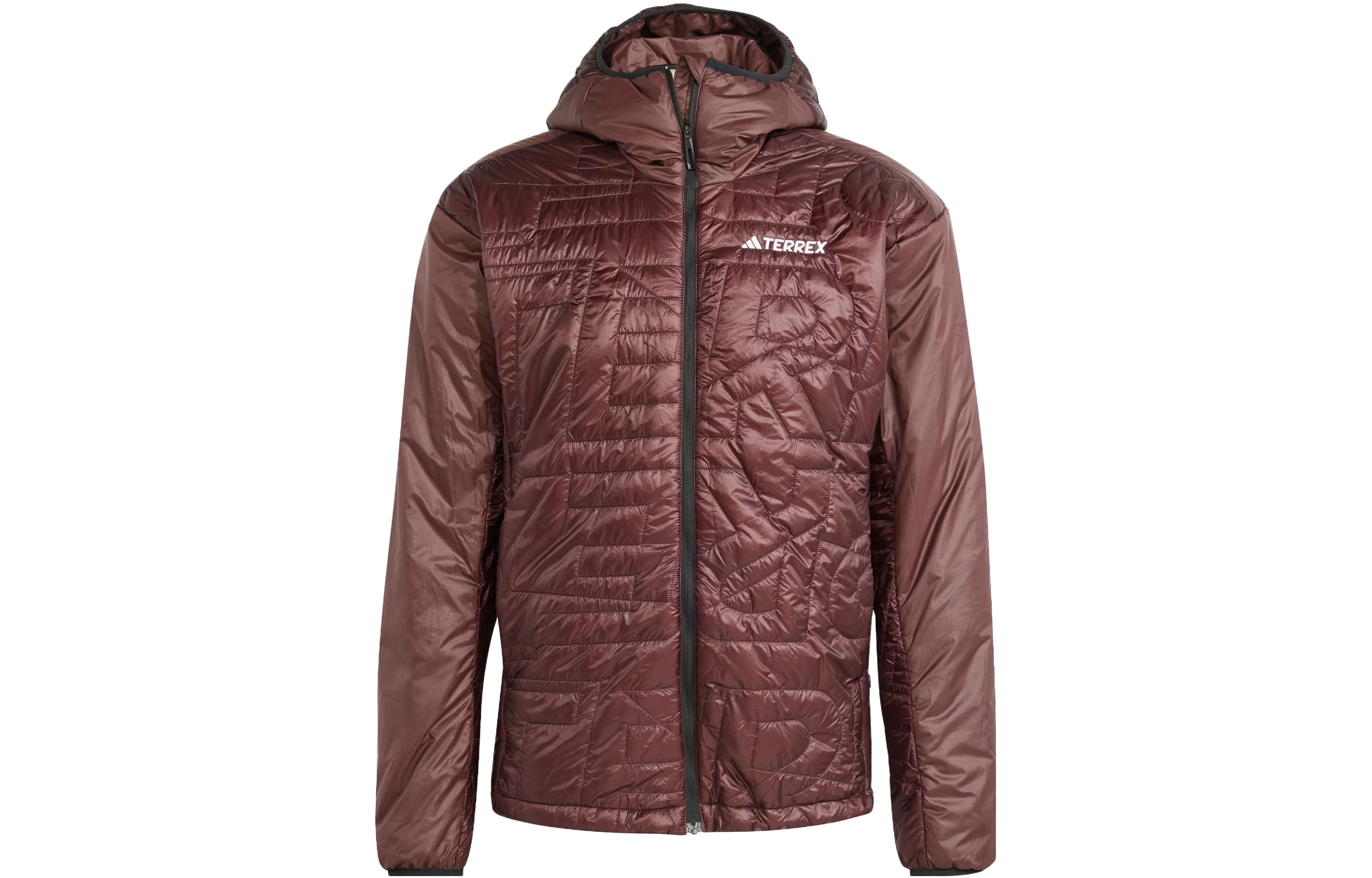 adidas Terrex Xperior Varilite Primaloft Hooded Jacket Shadow Brown IB4231