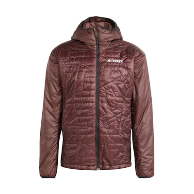 adidas Terrex Xperior Varilite Primaloft Hooded Jacket Shadow Brown IB4231