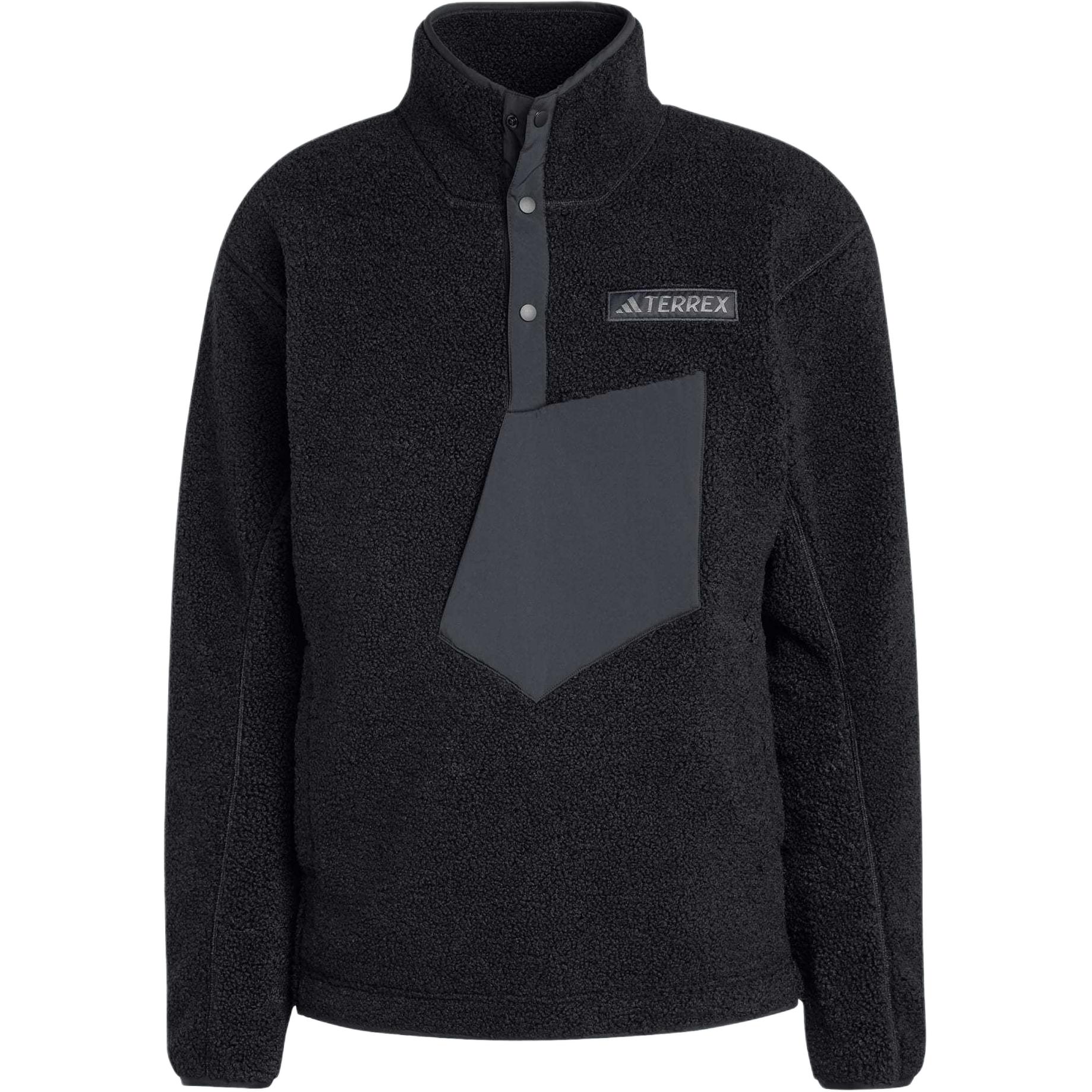 adidas Terrex XPLORIC Black Cozy Pullover Sweatshirt with Letter Design IW0231