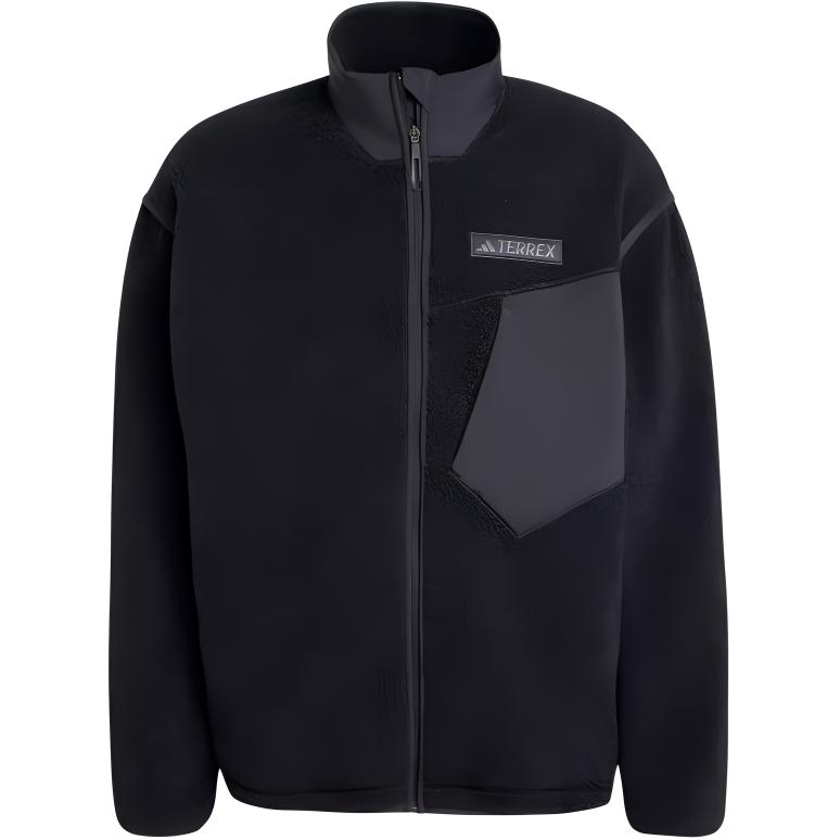 adidas Terrex Xploric High Pile Fleece Jacket Black IZ4995