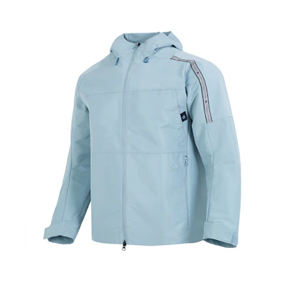 adidas TH Commtek Logo Hooded Windbreaker Jacket Blue HR4439