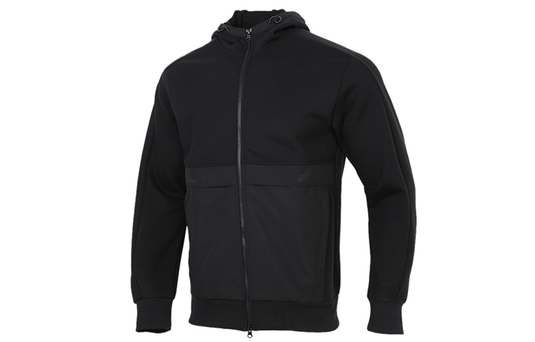 adidas TH Jacket KN Fabmix Colorblock Hoodie Jacket Black GP0962