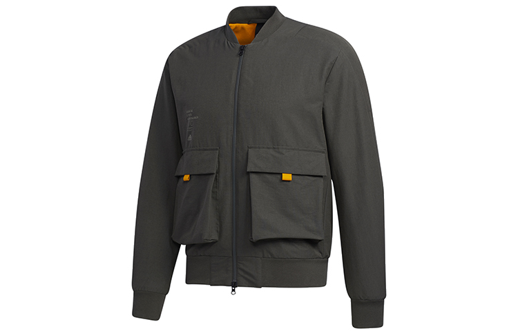 adidas TH JKT Bomb Fleece Outdoor Casual Utility Jacket Green () GM4405