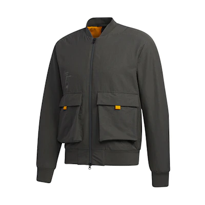 adidas TH JKT Bomb Fleece Outdoor Casual Utility Jacket Green () GM4405