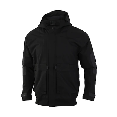 adidas TH JKT FUNC Fleece-Lined Hooded Jacket Black Winter Casual Sportswear GM4397