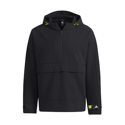 adidas TH JKT WV Anorak Jacket Black Long-Sleeve Hoodie GP0966