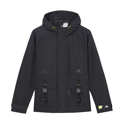 adidas TH Jkt WV Logo Hoodie Jacket Black Sportswear GP0988