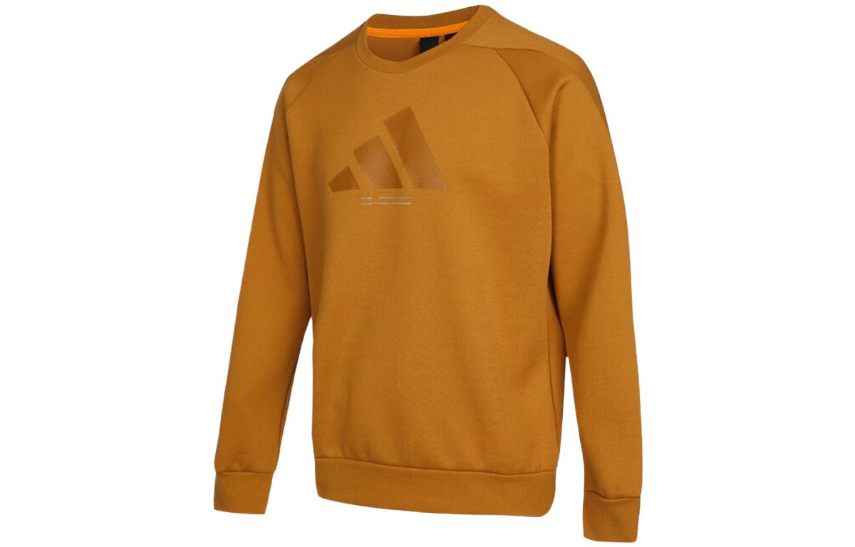 adidas TH Logo Crewneck Sweatshirt Beige HE9902
