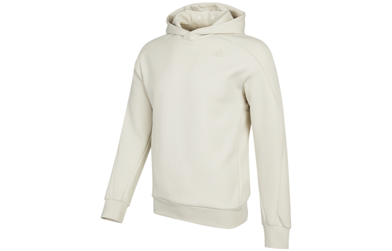 adidas Th Mask Hoody Pullover with Built-in Mask - Off-White H39297