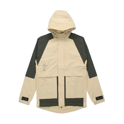 adidas Th Parkar Patchwork Hoodie Jacket - Prairie Brown GF4016-JAPAN