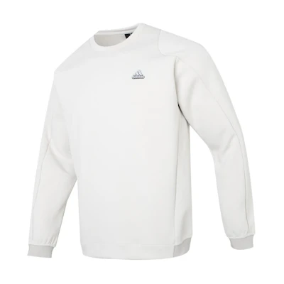 adidas Th Prem Swt Retro Pullover Sweatshirt White HY5842
