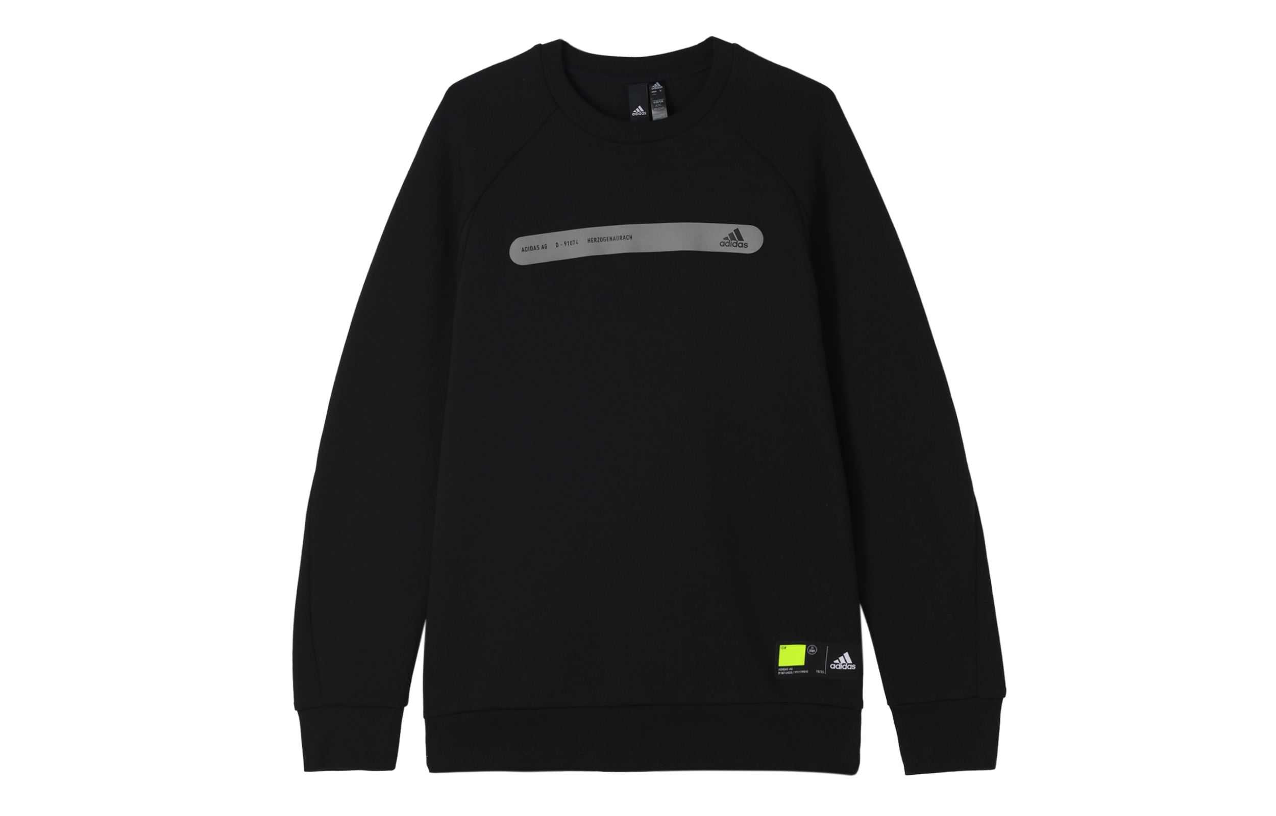 adidas TH SWT DK Ref Logo Printed Crewneck Sweatshirt Black () GP0995