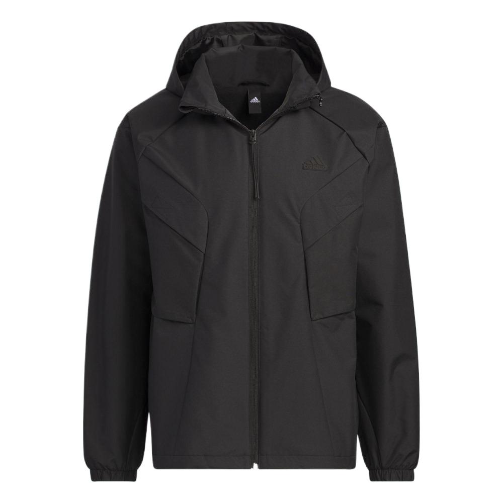 adidas TH UTILI WV Hooded Casual Jacket Black Long Sleeve S2153