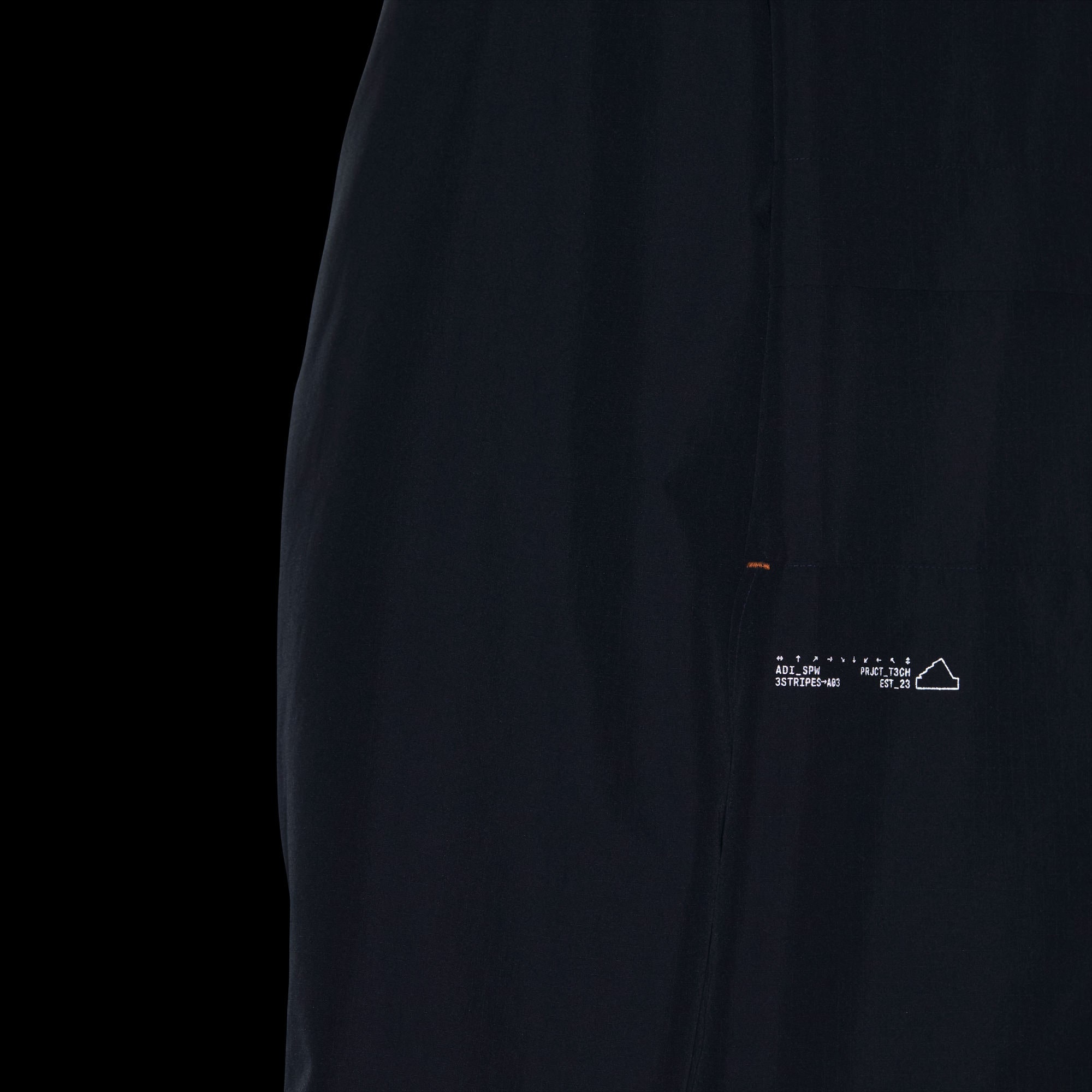 Details for adidas TH Warm Hooded Jacket Casual Coat in Legend Ink Blue JI8681