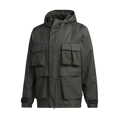 adidas TH WB JKT Multi-Pocket Outdoor Utility Jacket Men’s Dark Earth Brown GF4013