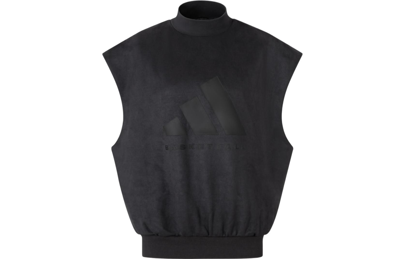 adidas THE 2024 COLLECTION CHAPTER 01 Basketball Sleeveless Hoodie Unisex Black IN7702