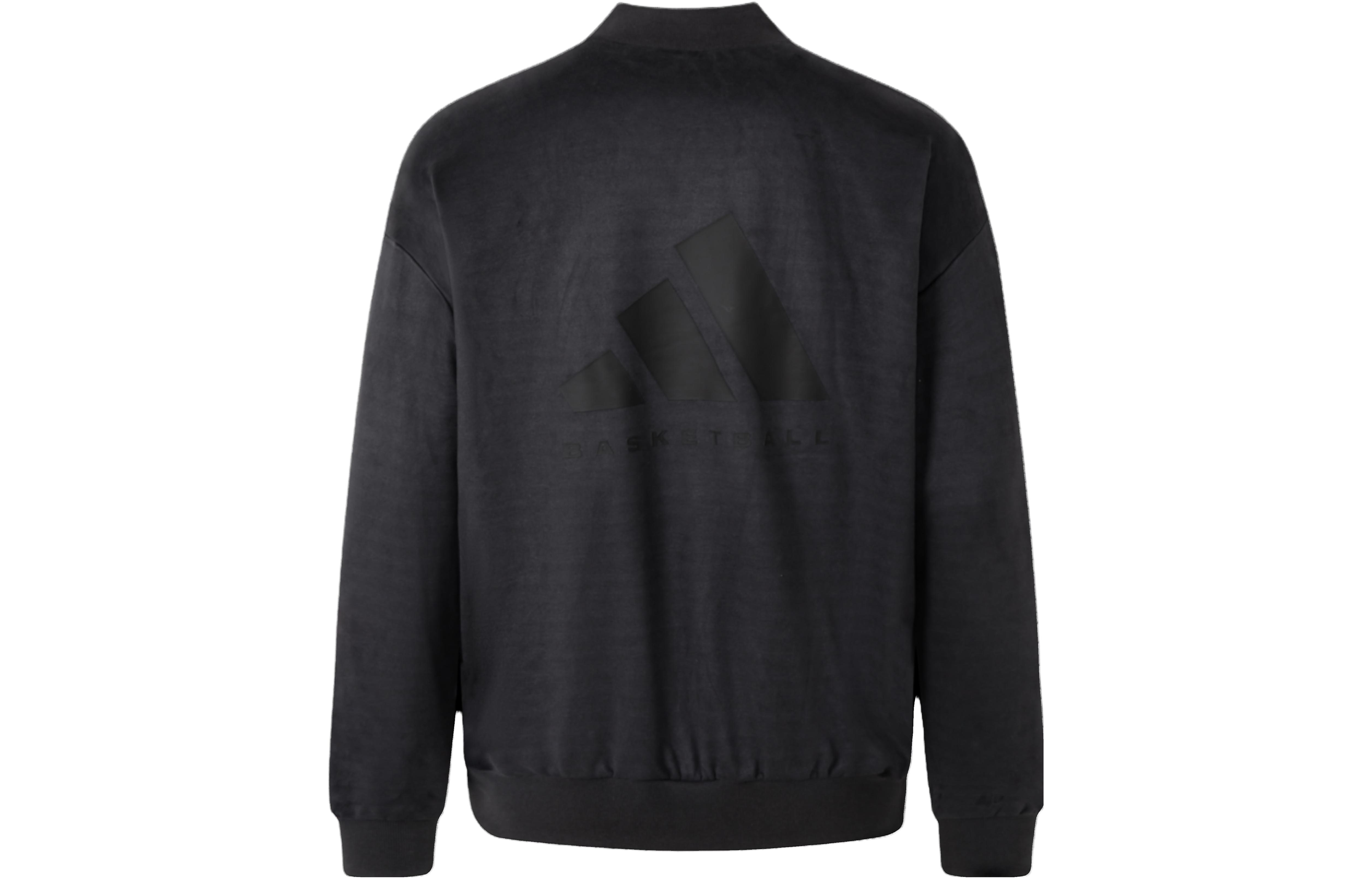 adidas The 2024 Collection Chapter 01 Unisex Logo Print Pullover Sweatshirt Black IN7696