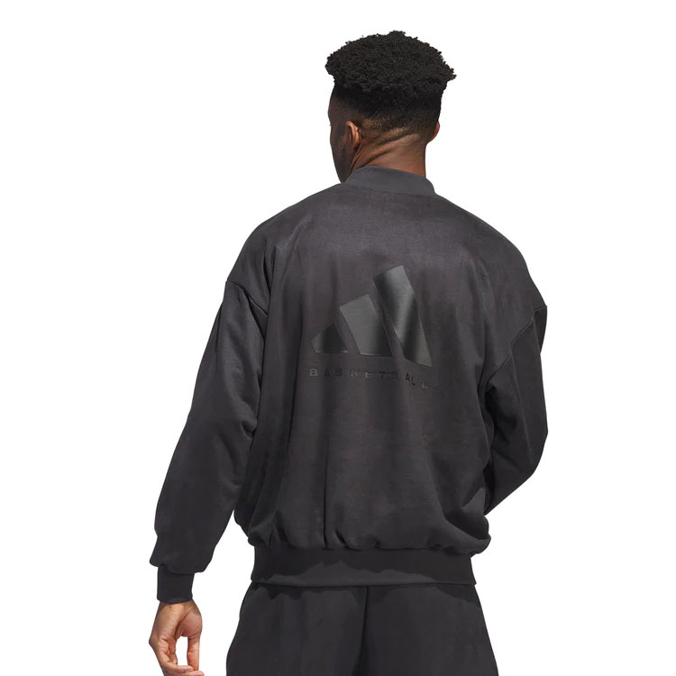 Purchase adidas Koleksi 2024 Bab 01 Unisex Logo Print Pullover Sweatshirt Hitam IN7696