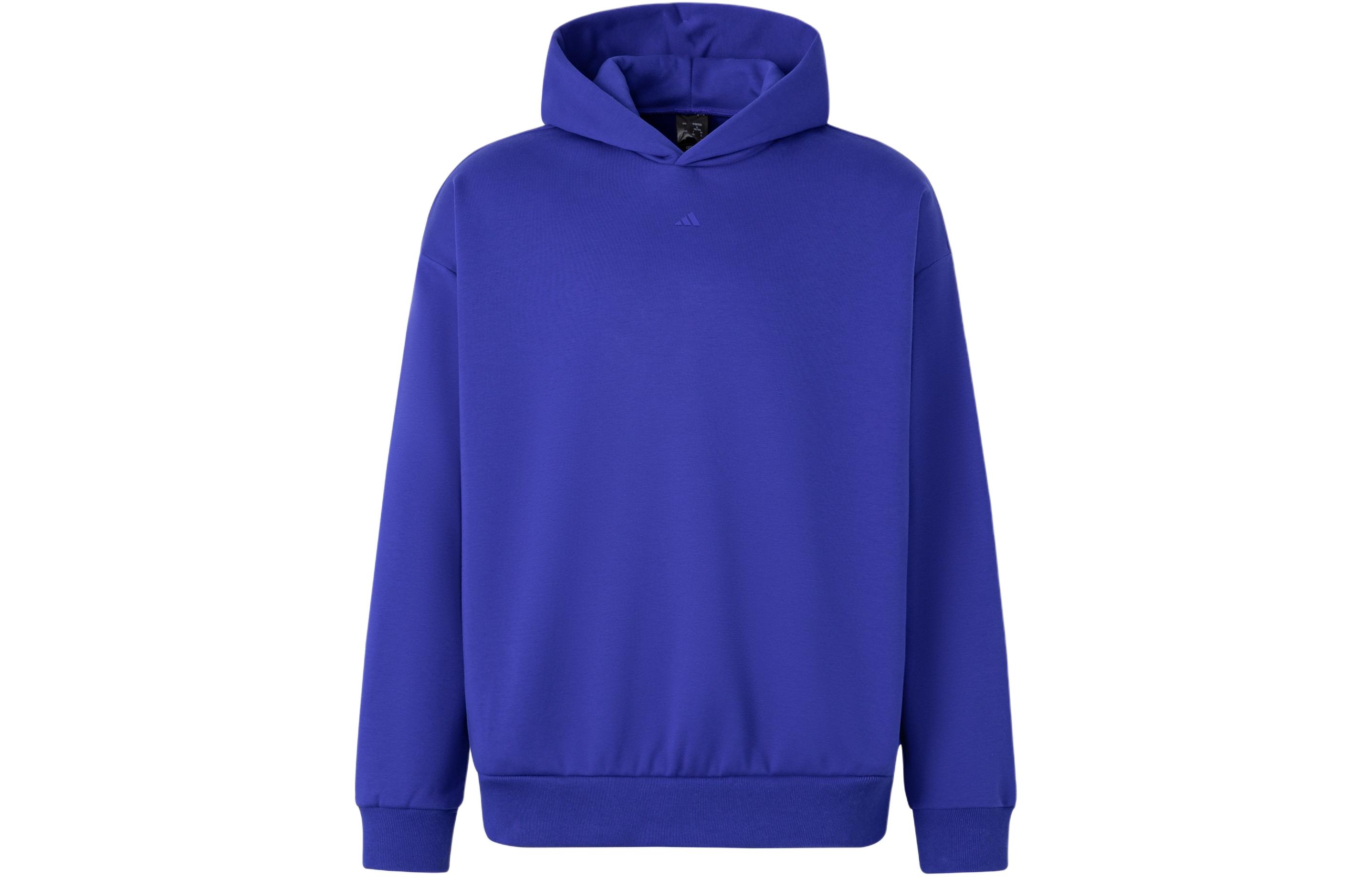 adidas THE 2024 COLLECTION CHAPTER 02 Logo Fleece Hoodie Unisex - Bright Blue IX1961