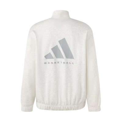 adidas The 2024 Collection Chapter 02 Logo Half-Zip Sweatshirt Cream Unisex IW1625
