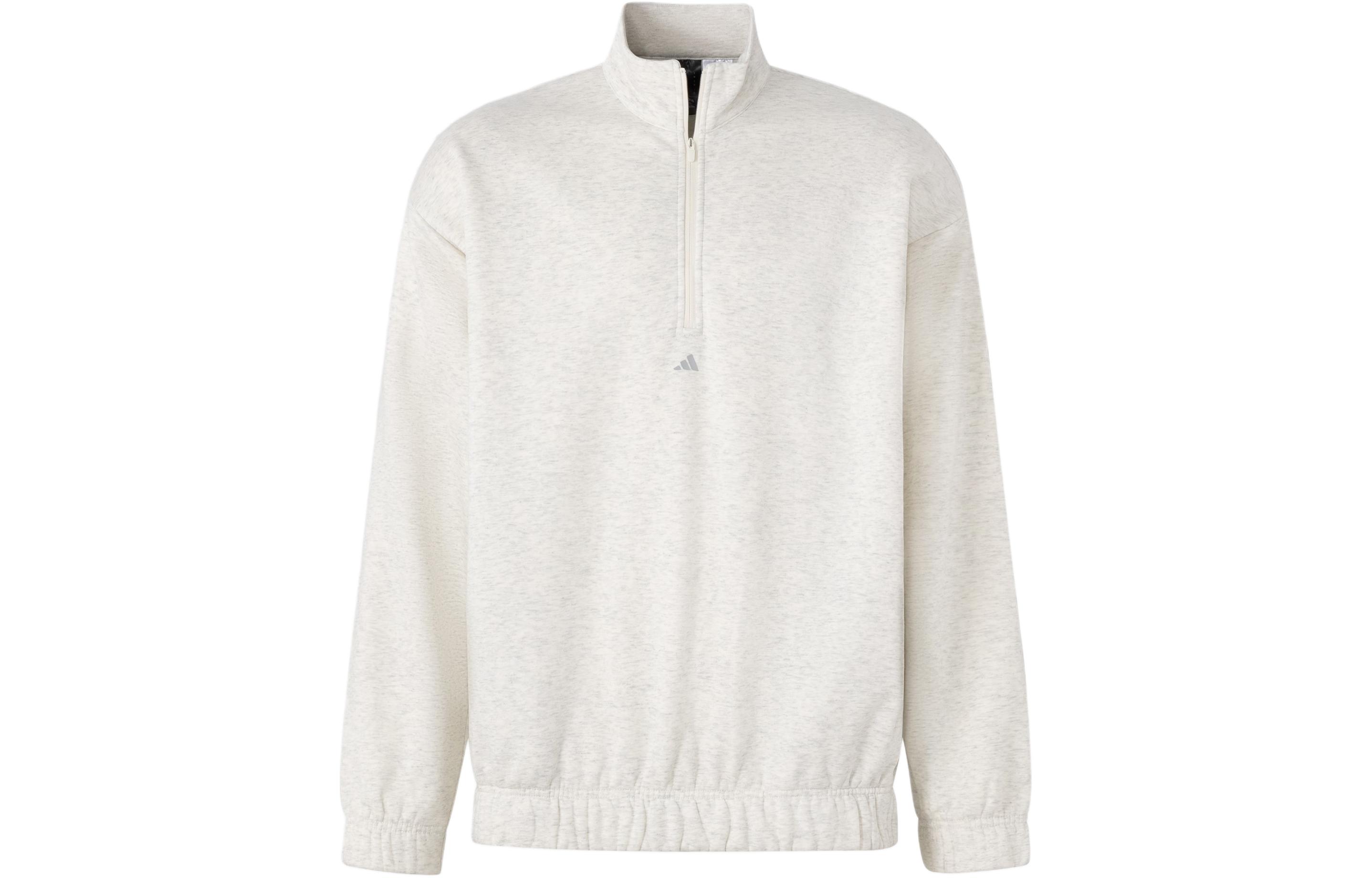 Lookbook アディダス 2024 コレクション チャプター02 ロゴ ハーフジップ スウェット クリーム ユニセックス IW1625