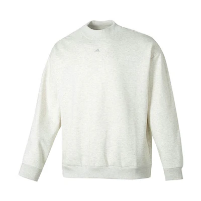 adidas THE 2024 COLLECTION CHAPTER 02 Logo Print Grey Fleece Sweatshirt Unisex IX1965