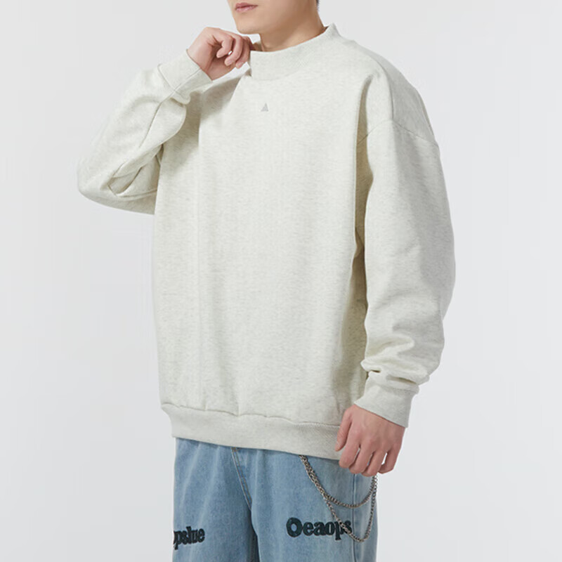 Details for アディダス THE 2024 コレクション CHAPTER 02 ロゴプリント グレーフリーススウェットシャツ ユニセックス IX1965