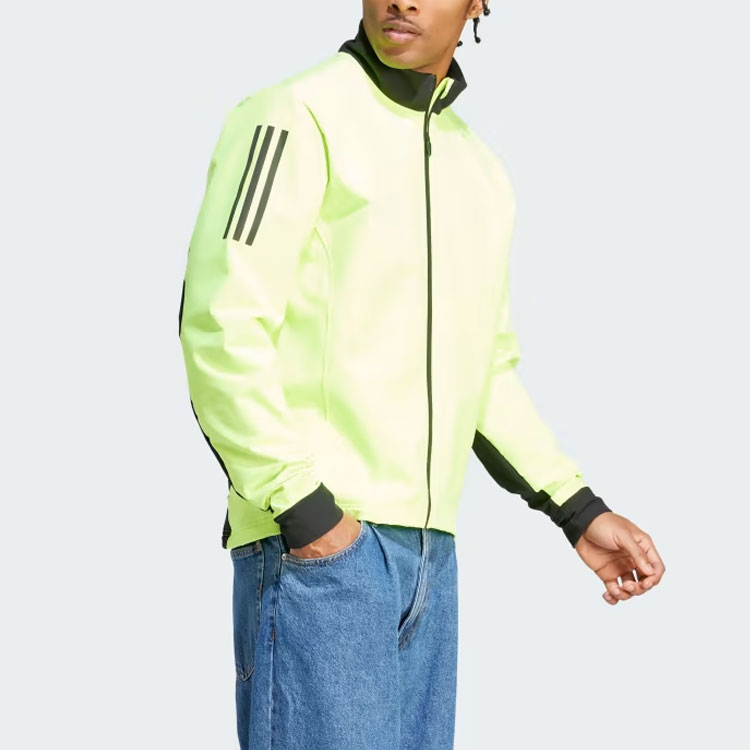 Purchase adidas The Cold Rdy Cycling Jacket Lemon Green Retro 3-Stripes Jacket IL7000