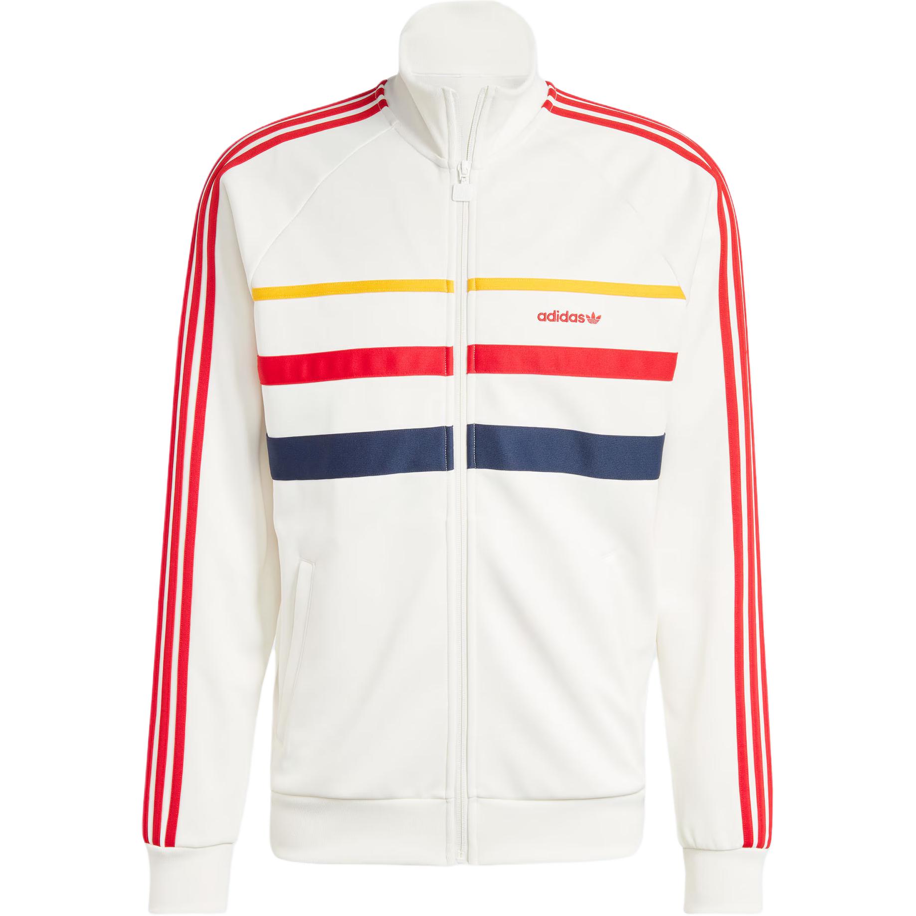 adidas The First Retro Colorblock Stripe Track Jacket White IW3233