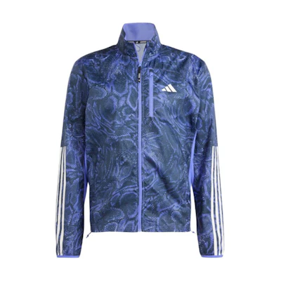 adidas The Run Excite RDY Retro Windproof Running Jacket Blue - Sportswear IV9979