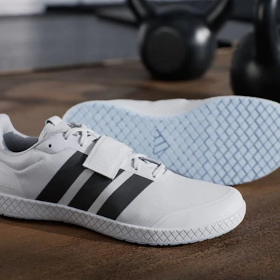 adidas The Total Weightlifting Blanco/Negro/Core Gris JP6195 3
