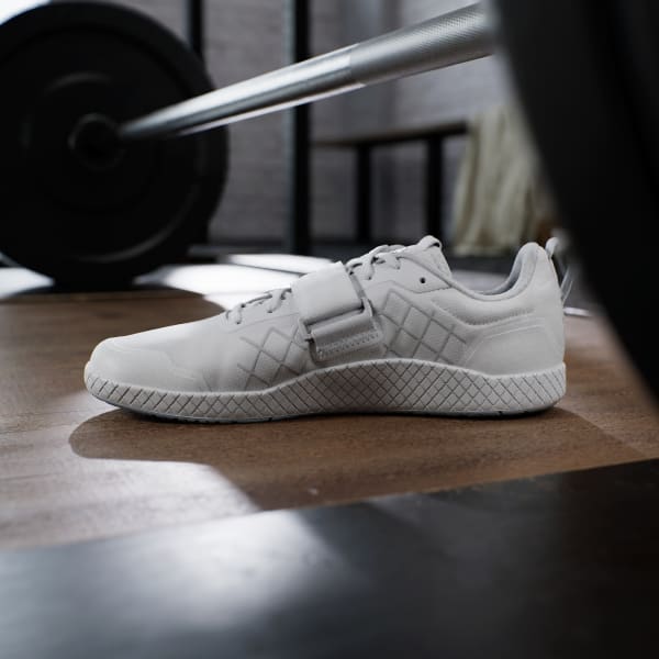 Sizing adidas The Total Weightlifting Blanco/Negro/Core Gris JP6195