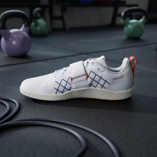 Cheap Adidas The Total Weightlifting Cloud White/Dark Blue/Royal Blue JP9868