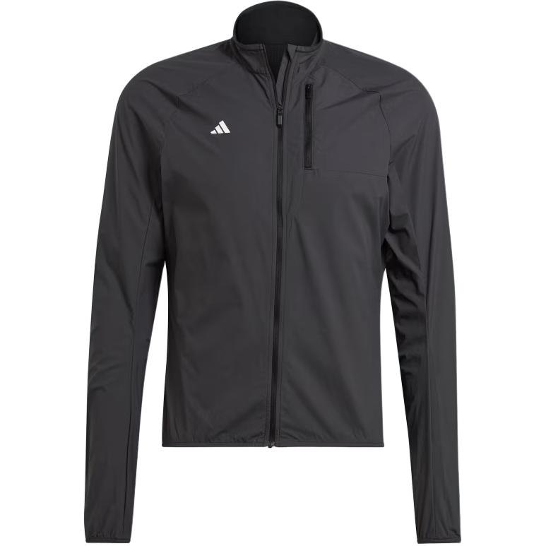 adidas The WindRDY Slim Fit Full-Zip Cycling Jacket Black Long Sleeve IK5673